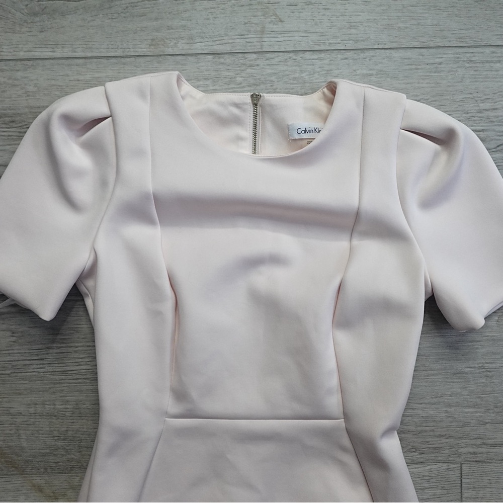 Calvin Klein Soft Pink Midi Dress - Picture 5 of 5
